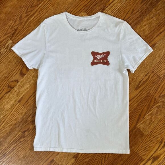 VTG Miller High Life Beer T-Shirt Tee Shirt Medium - Picture 1 of 3